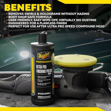 Meguiar's Meguiar's Professional Ultra Pro Finishing Polish M21032, Car Polish for a Mirror-Like Finish on - Outdoor Depot