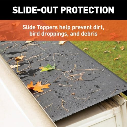Solera Solera 5000 Series Black Slide Topper RV Slide-Out Awning 7' (6'7" Fabric) 13.5 oz Vinyl Leak-Proof, - Outdoor Depot