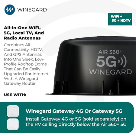 Winegard Winegard AR2-5G1 Air 360+ 5G - Outdoor Depot