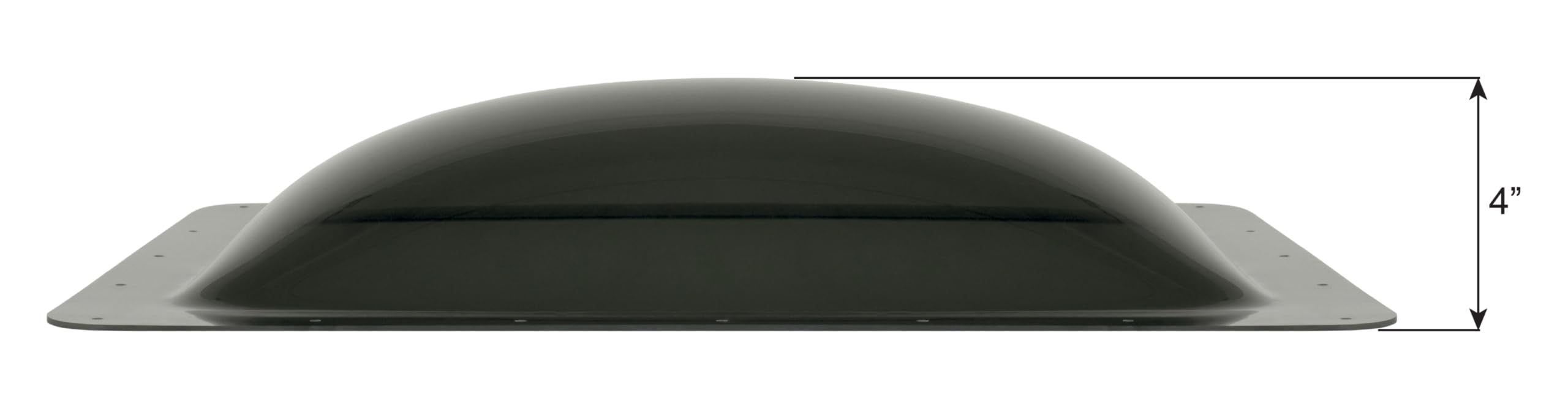 ICON ICON RV Skylight - SL1422DS - Dark Smoke, Fits 14"x22" Openings, 16"x26" Overall, Outer Dome Skylight - Outdoor Depot