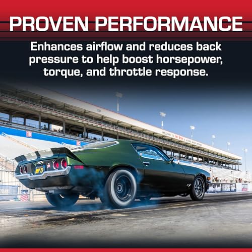 Flowmaster Flowmaster Super 10 Series Chambered Muffler – 2.50” Center In / 2.50” Center Out – Race-Inspired - Outdoor Depot