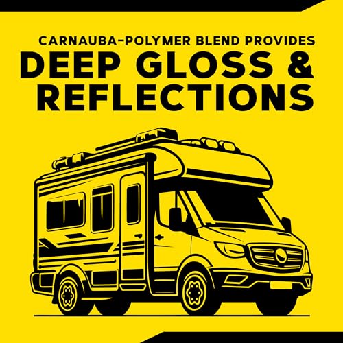 Meguiar's Meguiar's M5616 Marine/RV Pure Wax Carnauba Blend, Long-Lasting Liquid Wax for Protecting Gel - Outdoor Depot