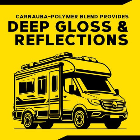 Meguiar's Meguiar's M5616 Marine/RV Pure Wax Carnauba Blend, Long-Lasting Liquid Wax for Protecting Gel - Outdoor Depot
