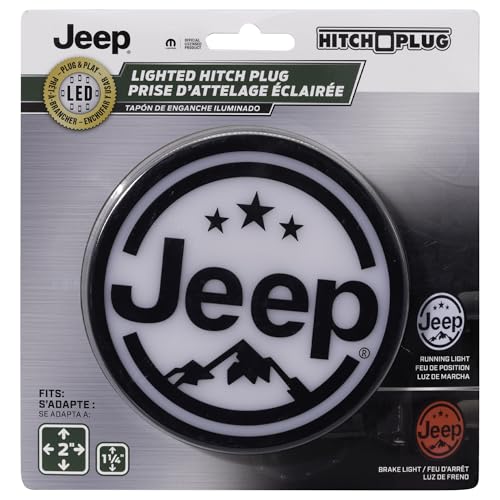Plasticolor Plasticolor 002315R01 Jeep Lighted Hitch Cover - Outdoor Depot