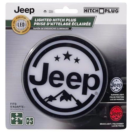 Plasticolor Plasticolor 002315R01 Jeep Lighted Hitch Cover - Outdoor Depot