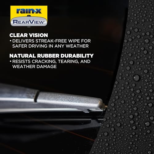 Rain-X Rain-X 850217 RearView Wiper Blade 11", OEM Replacement Rear Windshield Wiper, Interchangeable - Outdoor Depot