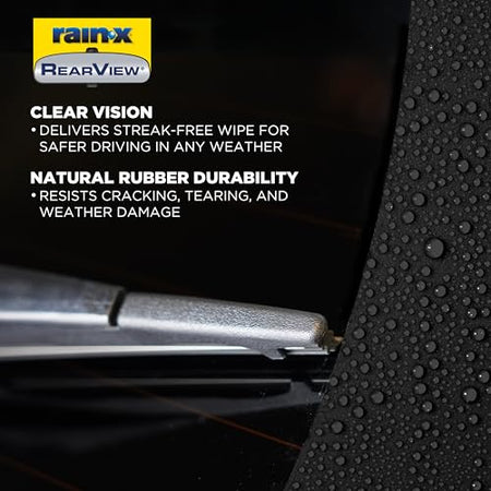 Rain-X Rain-X 850212 RearView Wiper Blade 12", OEM Replacement Rear Windshield Wiper, Interchangeable - Outdoor Depot