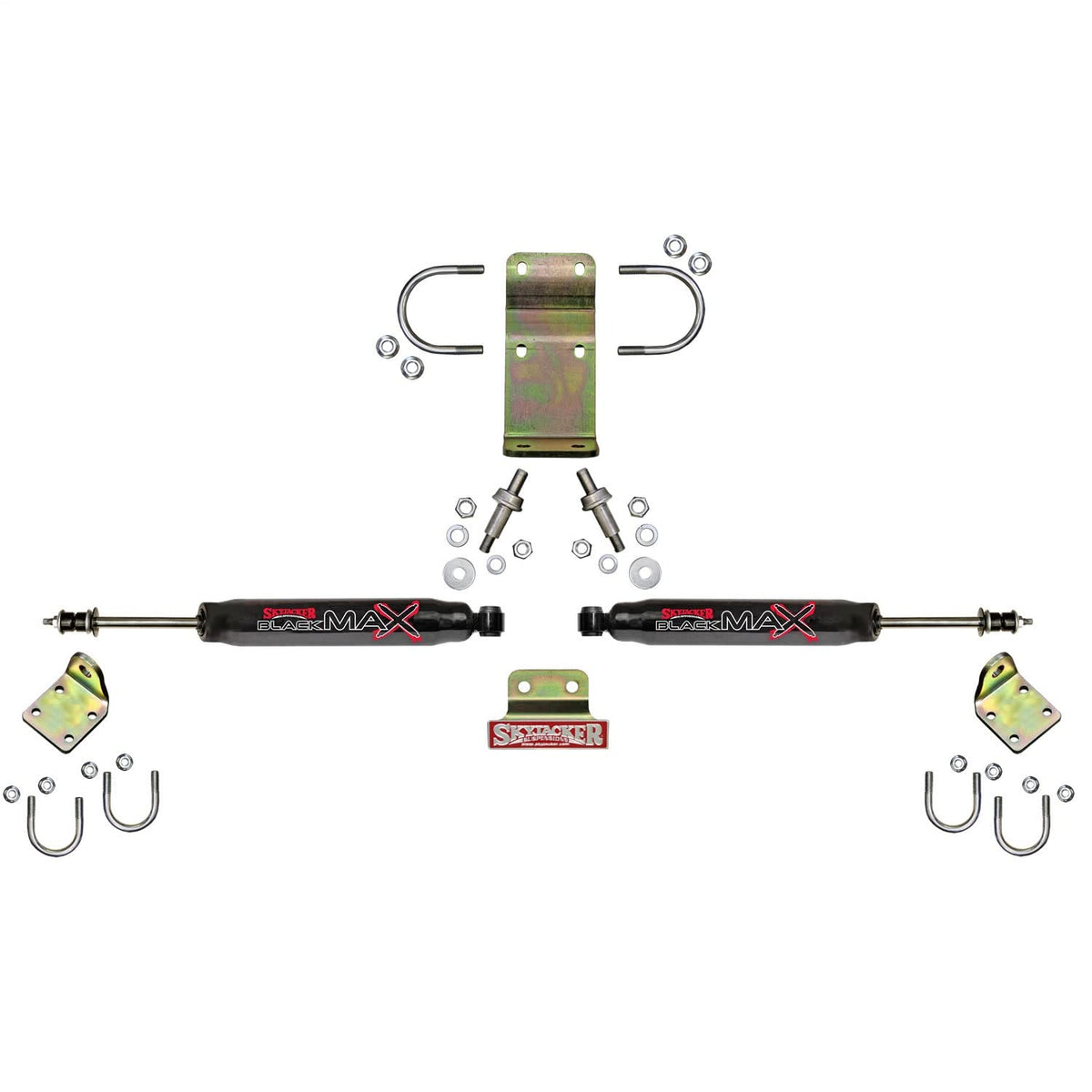 Skyjacker SKYJACKER Black Steering Stabilizer Dual Kit - Outdoor Depot