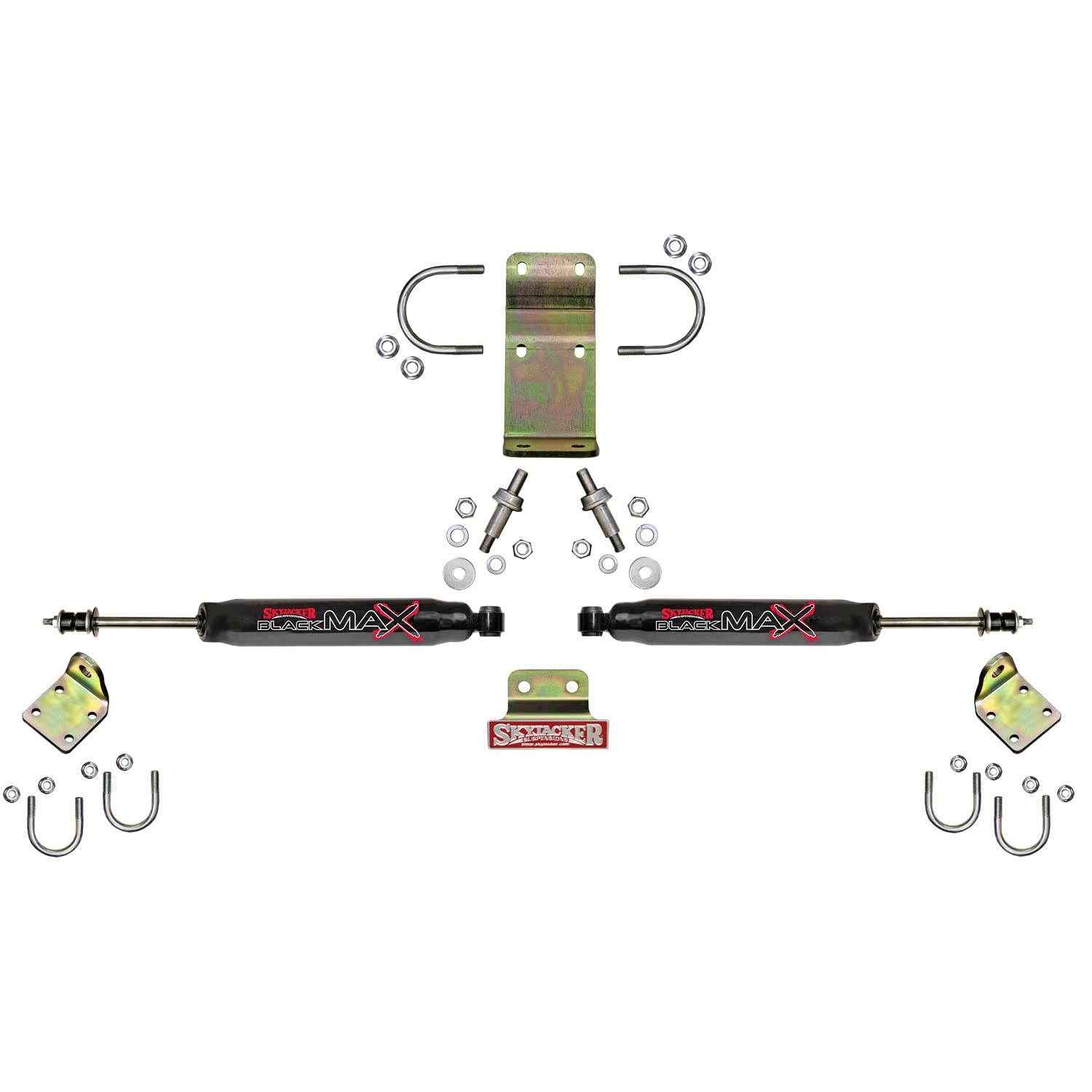 Skyjacker SKYJACKER Black Steering Stabilizer Dual Kit - Outdoor Depot