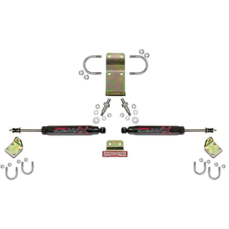 Skyjacker SKYJACKER Black Steering Stabilizer Dual Kit - Outdoor Depot