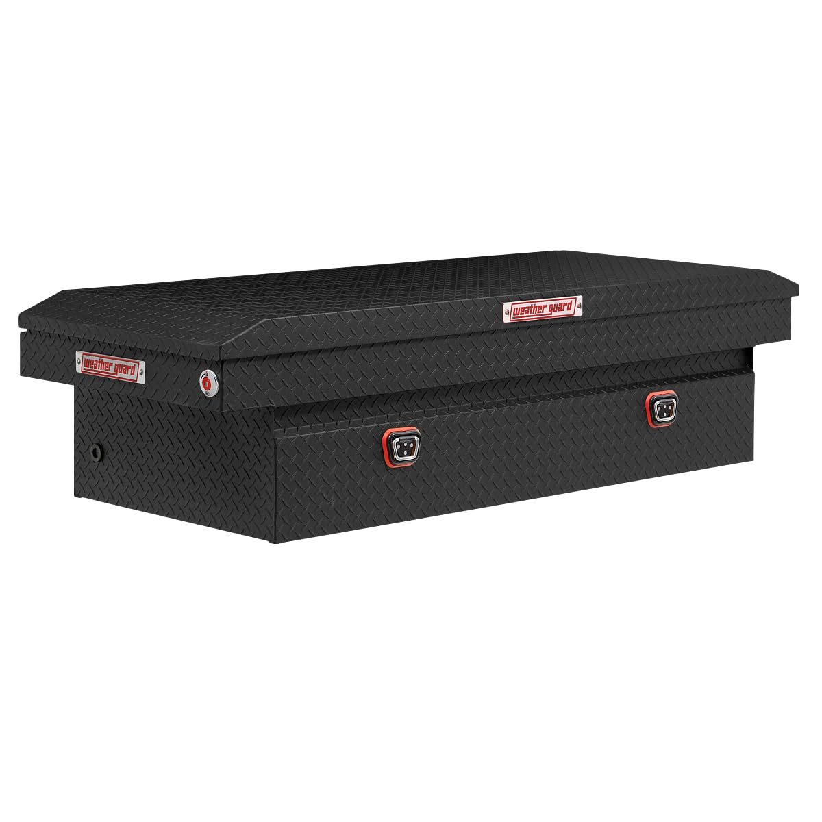 Weather Guard Weather Guard Model 117-52-04 Saddle Truck Box, Aluminum, For Full-Size Trucks, Extra Wide, - Outdoor Depot