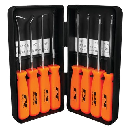 Performance Tool Performance Tool W941 8-Piece Specialty Pick/Driver Set, Precision Pick & Hook Set with - Outdoor Depot