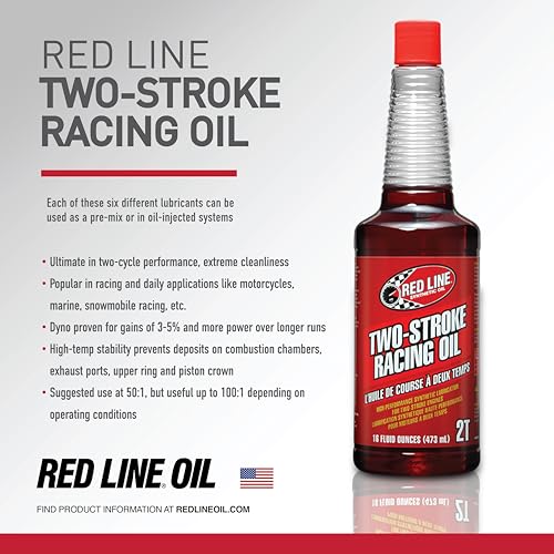 Red Line Red Line 40603 Two-Stroke Oil Racing Synthetic - 16 Ounce - Outdoor Depot