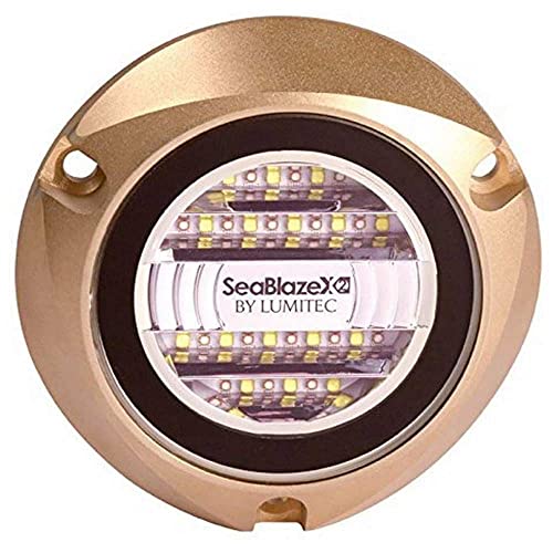 Lumitec Lumitec SeaBlazeX2 Underwater LED Light - 6000 Lumens, Dual Color White/Blue & RGBW Spectrum - Solid - Outdoor Depot