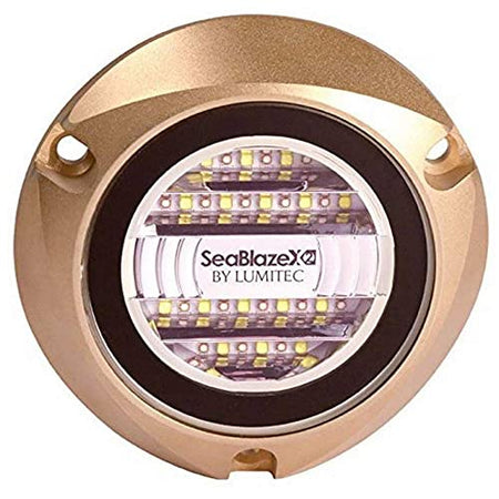 Lumitec Lumitec SeaBlazeX2 Underwater LED Light - 6000 Lumens, Dual Color White/Blue & RGBW Spectrum - Solid - Outdoor Depot
