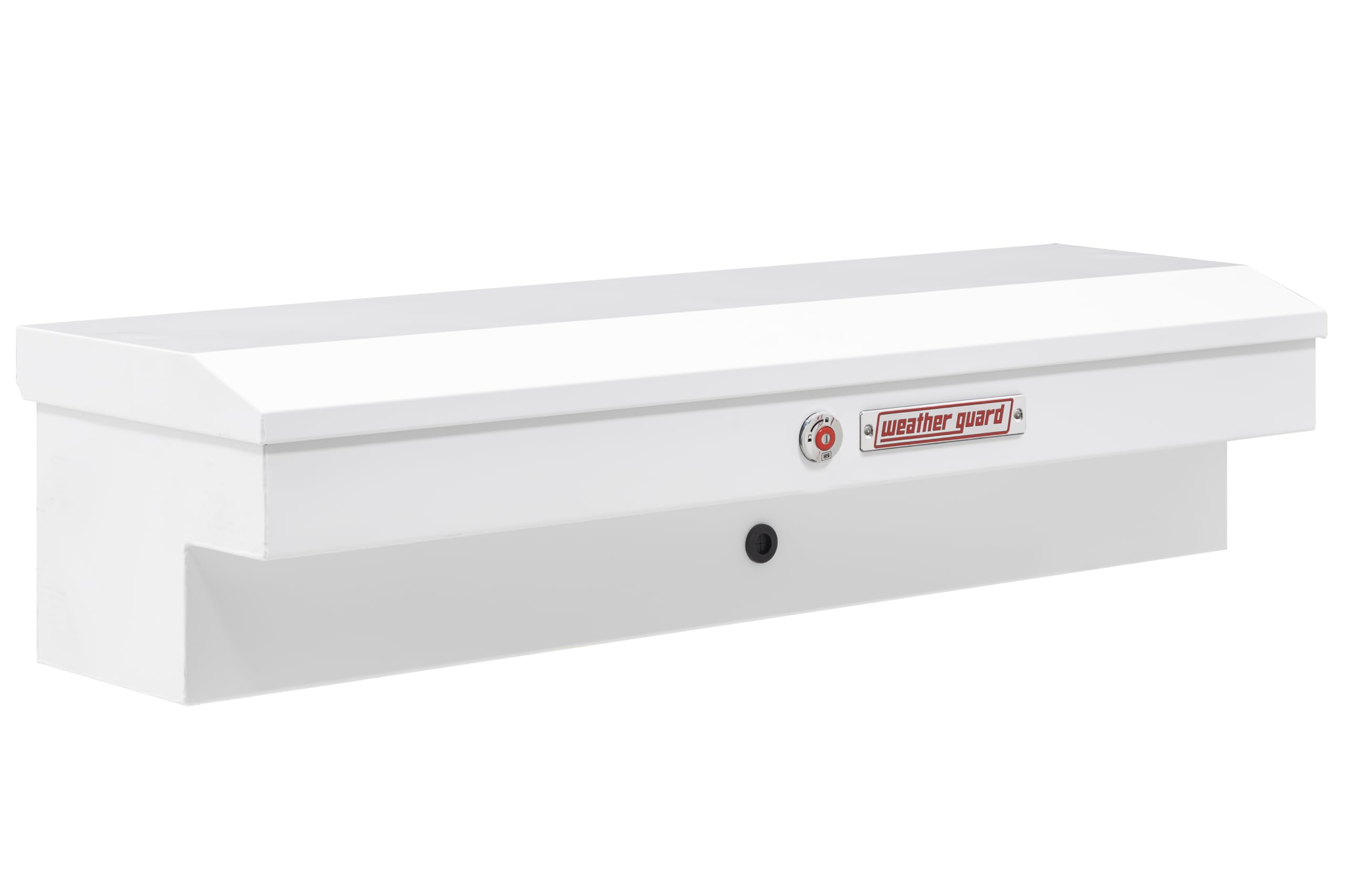 Weather Guard Model 175-3-04 56in Lo-Side Box, Steel, White, 4.0 cu ft - Outdoor Depot