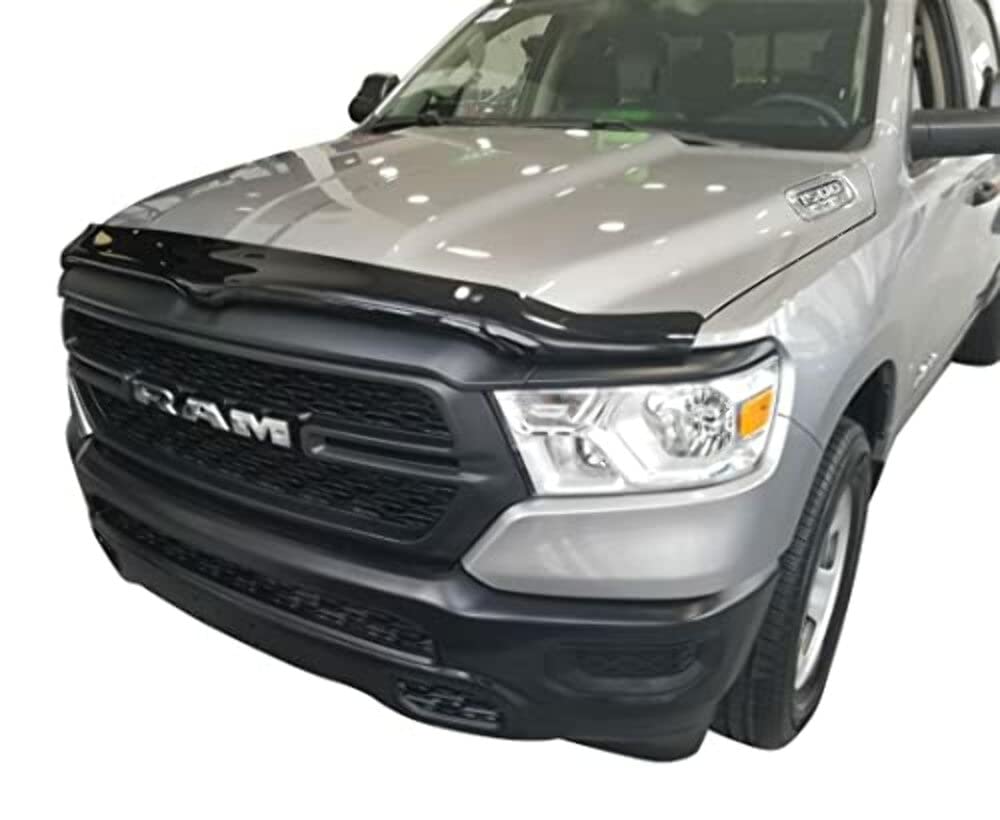 Trailfx TrailFX Bug Shield for Ram 1500 New Model 2019-2024 Smoke Acrylic Wrap-Around Low Profile Durable - Outdoor Depot