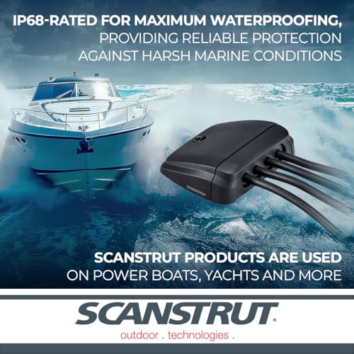 Scanstrut Scanstrut DS-H-Multi-BLK Horizontal Multi Cable Seal – Black - Outdoor Depot
