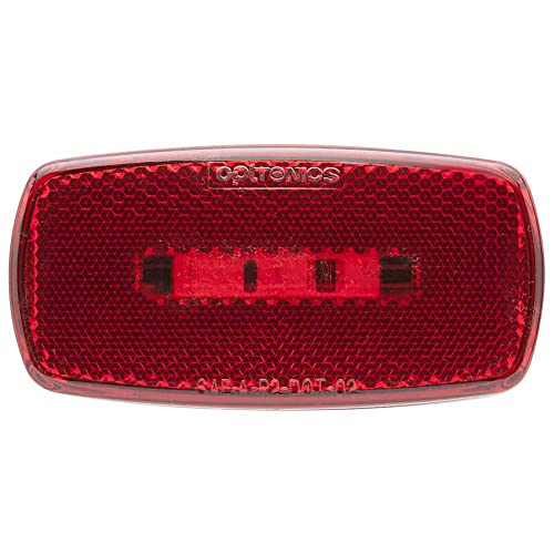 Optronics Optronics MCL32RBBP LED Surface Mount Marker/Clearance Light wiht Reflex, Black - Outdoor Depot