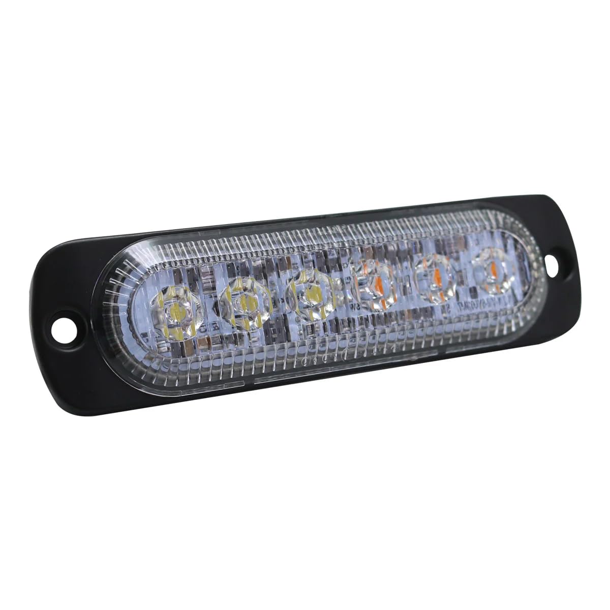 Race Sport Lighting Race Sport RS70016W-A Switching 6-LED Ultra Slim Flush Mount 19-Flash Pattern Marker - Outdoor Depot