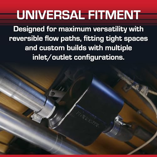Flowmaster Flowmaster Super 10 Series Chambered Muffler – 3.00" Center In / 2.50" Dual Out – Race-Inspired - Outdoor Depot