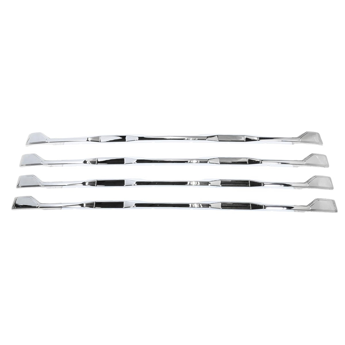 Coast to Coast International CCI Grille Insert GI208, Tape-On Overlay, 4 Piece, Chrome Plated, ABS Plastic, - Outdoor Depot