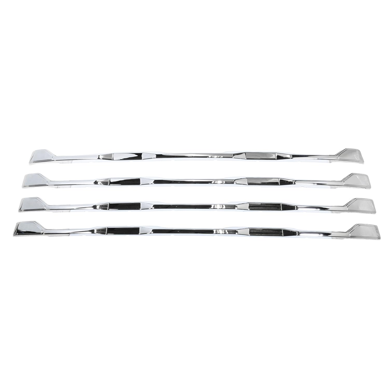 Coast to Coast International CCI Grille Insert GI208, Tape-On Overlay, 4 Piece, Chrome Plated, ABS Plastic, - Outdoor Depot