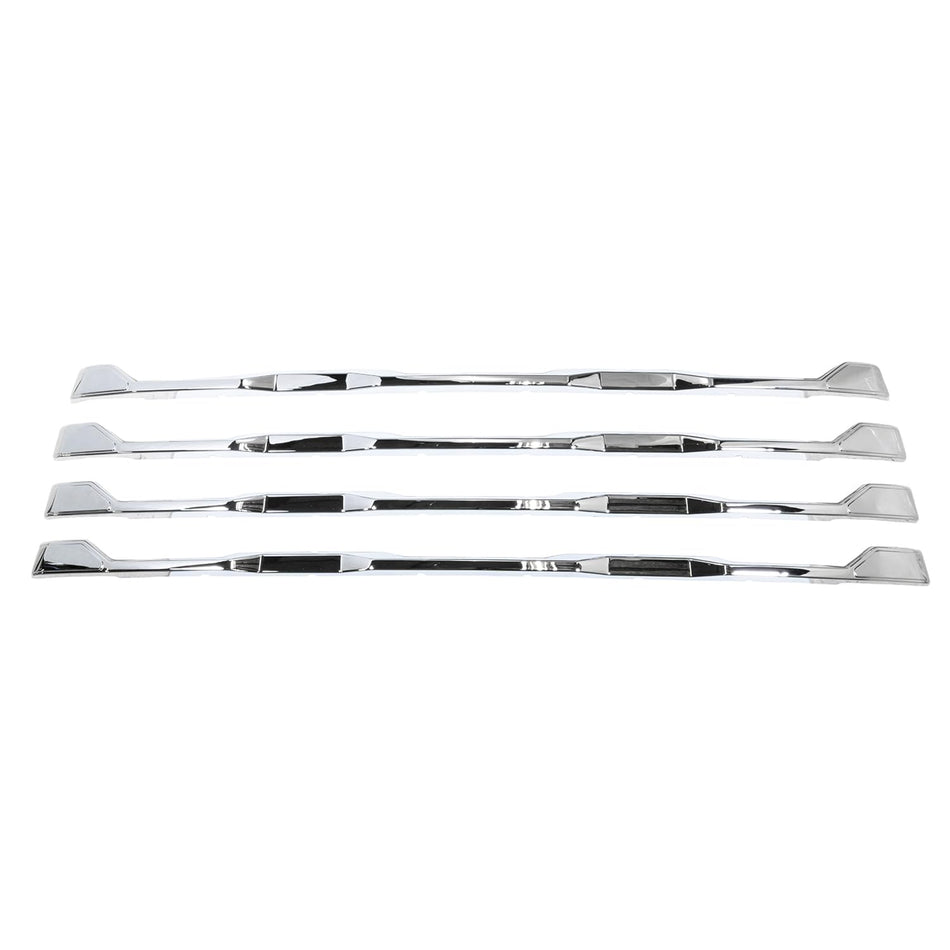 Coast to Coast International CCI Grille Insert GI208, Tape-On Overlay, 4 Piece, Chrome Plated, ABS Plastic, - Outdoor Depot