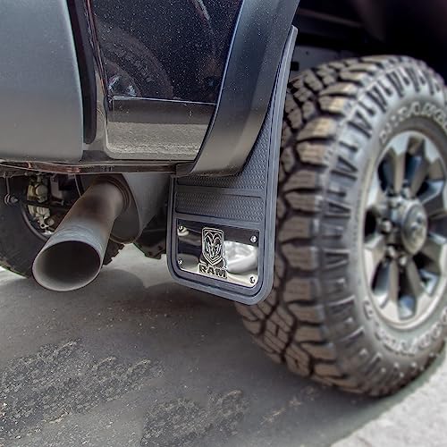 Plasticolor Plasticolor Ram Heavy Duty Rear 12 X 23 Mud Guards, 12" x 23" Rear Mud Guards by Plasticolor - Outdoor Depot
