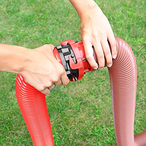 Valterra Valterra F02-3101 RV Drain Hose Connection EZ Coupler Valve Adapter , Red - Outdoor Depot