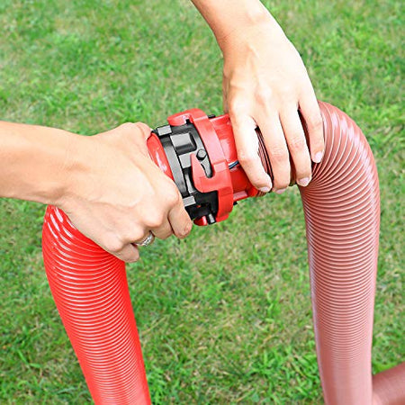 Valterra Valterra F02-3101 RV Drain Hose Connection EZ Coupler Valve Adapter , Red - Outdoor Depot