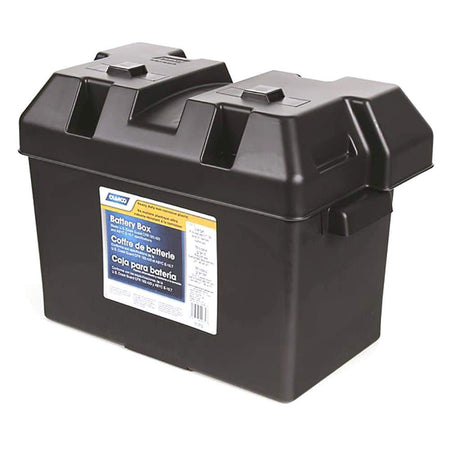 Camco Camco Large Battery Box with Straps and Hardware - Group 27, 30, 31 |Safely Stores RV, Automotive, and - Outdoor Depot
