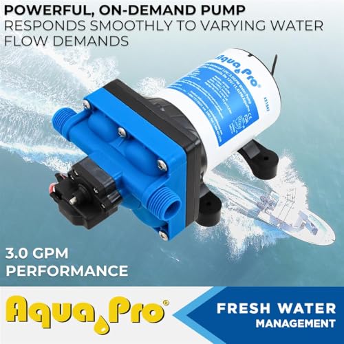 Aquapro Aquapro 21847 3.0Gpm 12V MUL-Fixture Pump - Outdoor Depot
