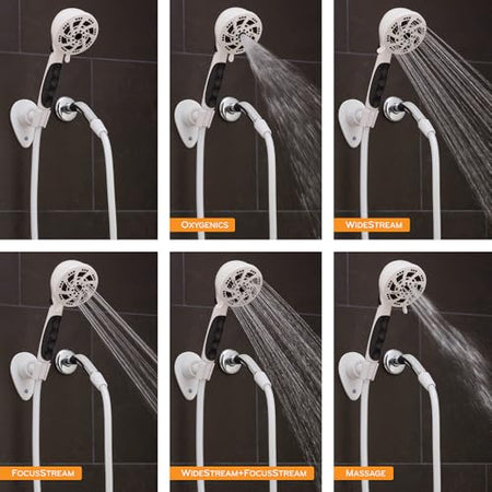 ETL Oxygenics Fury RV Handheld Shower Head Kit, White - Outdoor Depot