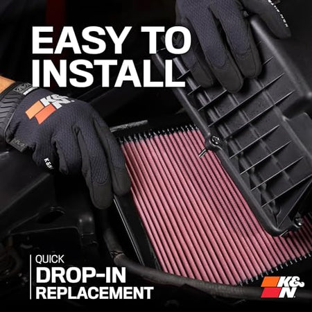 K&N K&N Replacement Air Filter compatible with Jeep (Grand) Wagoneer 3.0/5.7/6.4L 2022- (33-5125) - Outdoor Depot