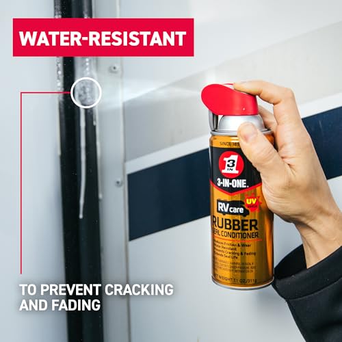 3-IN-ONE 3-IN-ONE RVcare Rubber Seal Conditioner with SMART STRAW SPRAYS 2 WAYS, 11 OZ - Outdoor-Depot.us