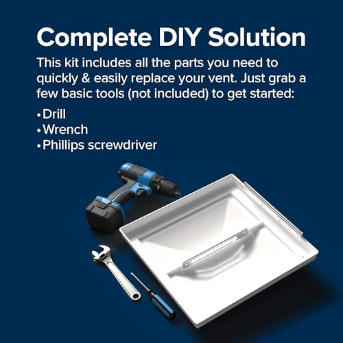 Camco Camco Universal RV Roof Vent Replacement Kit — Fits Standard 14" x 14" Vent Openings – Works with - Outdoor Depot