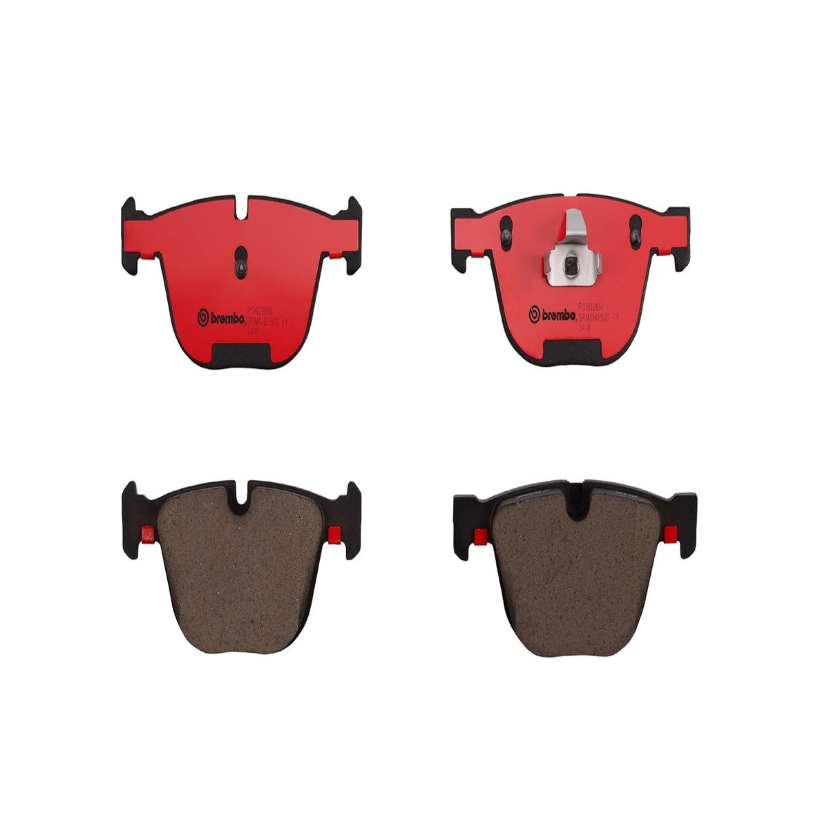 Brembo Brembo P06026N Premium Ceramic Rear Disc Brake Pad Set BENTLEY/BMW/ROLLS-ROYCE OE# 34216768471 - Outdoor Depot
