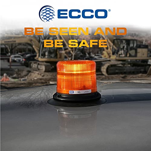 ECCO ECCO 7945A 7945 Series Pulse 2 Beacon Light 3 Bolt / 1 Inch Pipe Mount, Amber - Outdoor Depot