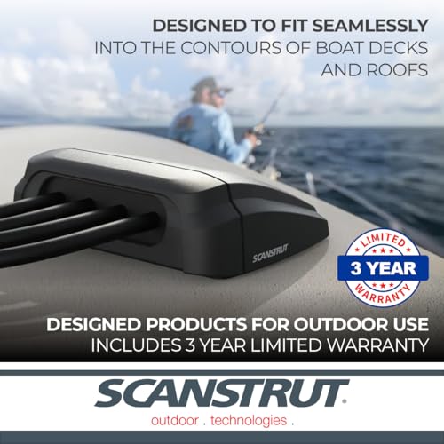 Scanstrut Scanstrut DS-H-Multi-BLK Horizontal Multi Cable Seal – Black - Outdoor Depot