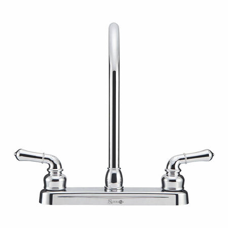 Dura Faucet Dura Faucet DF-PK330HC-CP RV J-Spout Kitchen Sink Faucet (Chrome) - Outdoor Depot