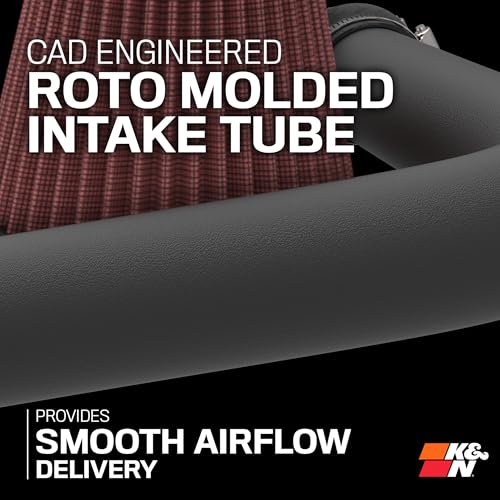 K&N K&N Cold Air Intake System: High-Flow Air Filter, Increase Performance & Towing: Compatible with - Outdoor Depot