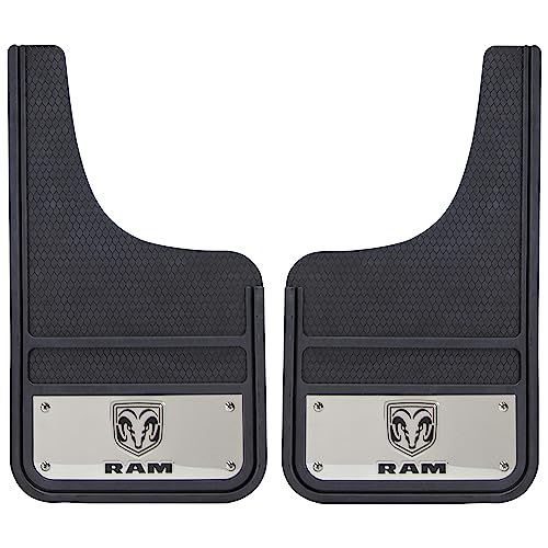 Plasticolor Plasticolor Ram Heavy Duty Front 12 X 23 Mud Guards, 12" x 23" Front Mud Guards (001835R01) - Outdoor Depot