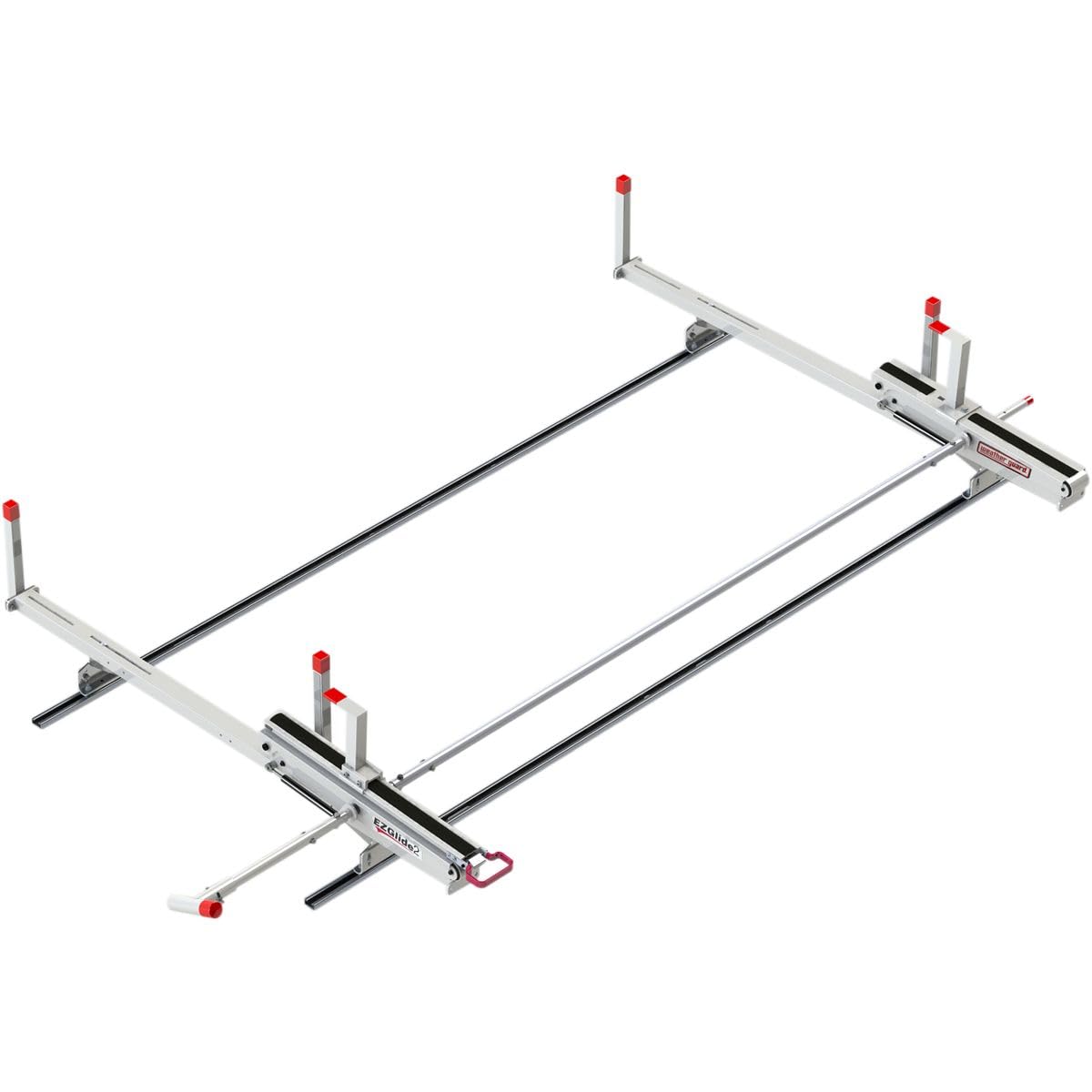Weather Guard Weather Guard EZGLIDE2™ Drop-Down Ladder Rack, Extended, Mid/High-Roof, Model 2291-3-01 - Outdoor Depot