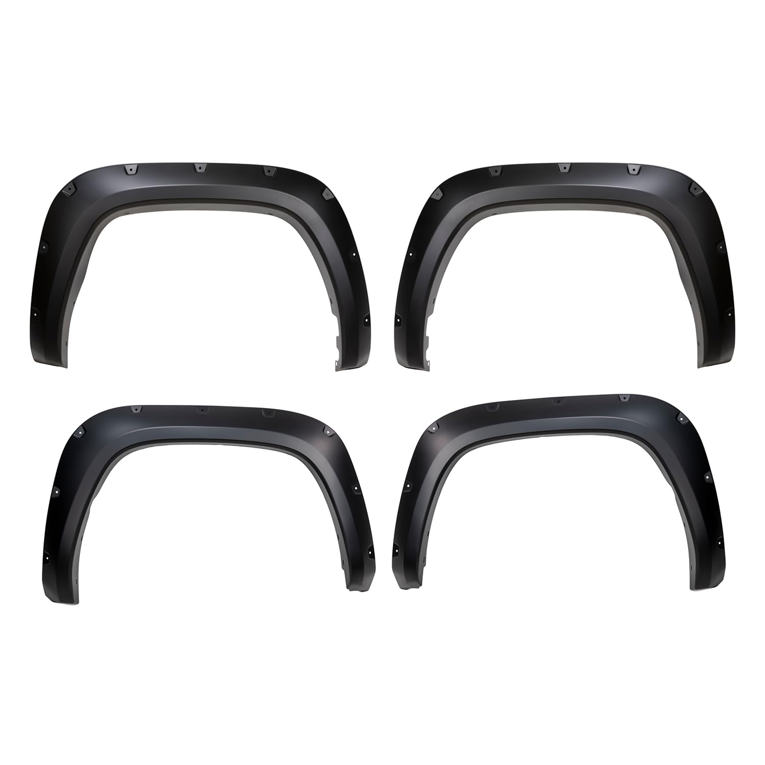 Trailfx TrailFX TFT3004S Pocket Fender Flares Fits 2022-2025 Toyota Tundra Smooth Black Paintable 1.75" - Outdoor Depot