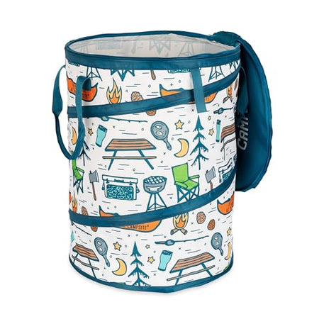 Camco Camco Pop-Up Utility Container - Use as Collapsible Trash Can When Camping - Holds 30-Gallon - Outdoor Depot