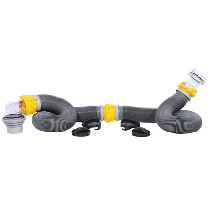 Valterra Valterra Viper 20-Foot RV Sewer Hose Kit, Universal Sewer Hose for RV Camper, Includes 2 Attachable - Outdoor Depot