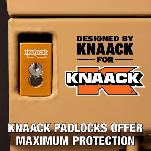 KNAACK Knaack Chest-Style Box, Tan, 48x28.5x24 in, 1PK 4824-KL - 1 Each - Outdoor Depot