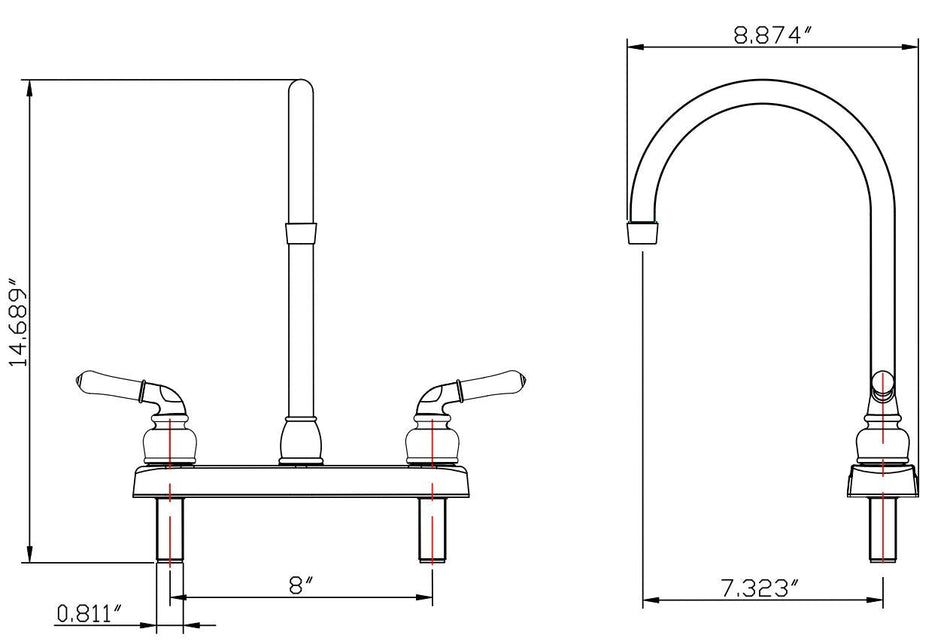 BestPEX BestPEX 51182 Metal Long Handle Ball Valve, 0.5" Size - Outdoor Depot