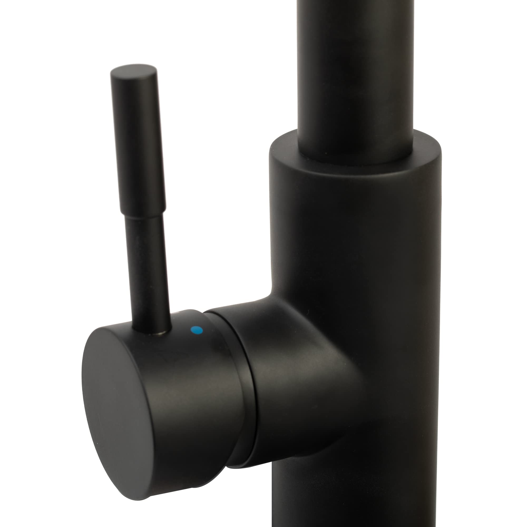 Dura Faucet Dura Faucet DF-MK504SLK-MB RV Swivel High-Arc Spring Kitchen Sink Faucet - Single Handle - - Outdoor Depot